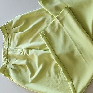 Lime Christian Lacroix High Waisted Trousers